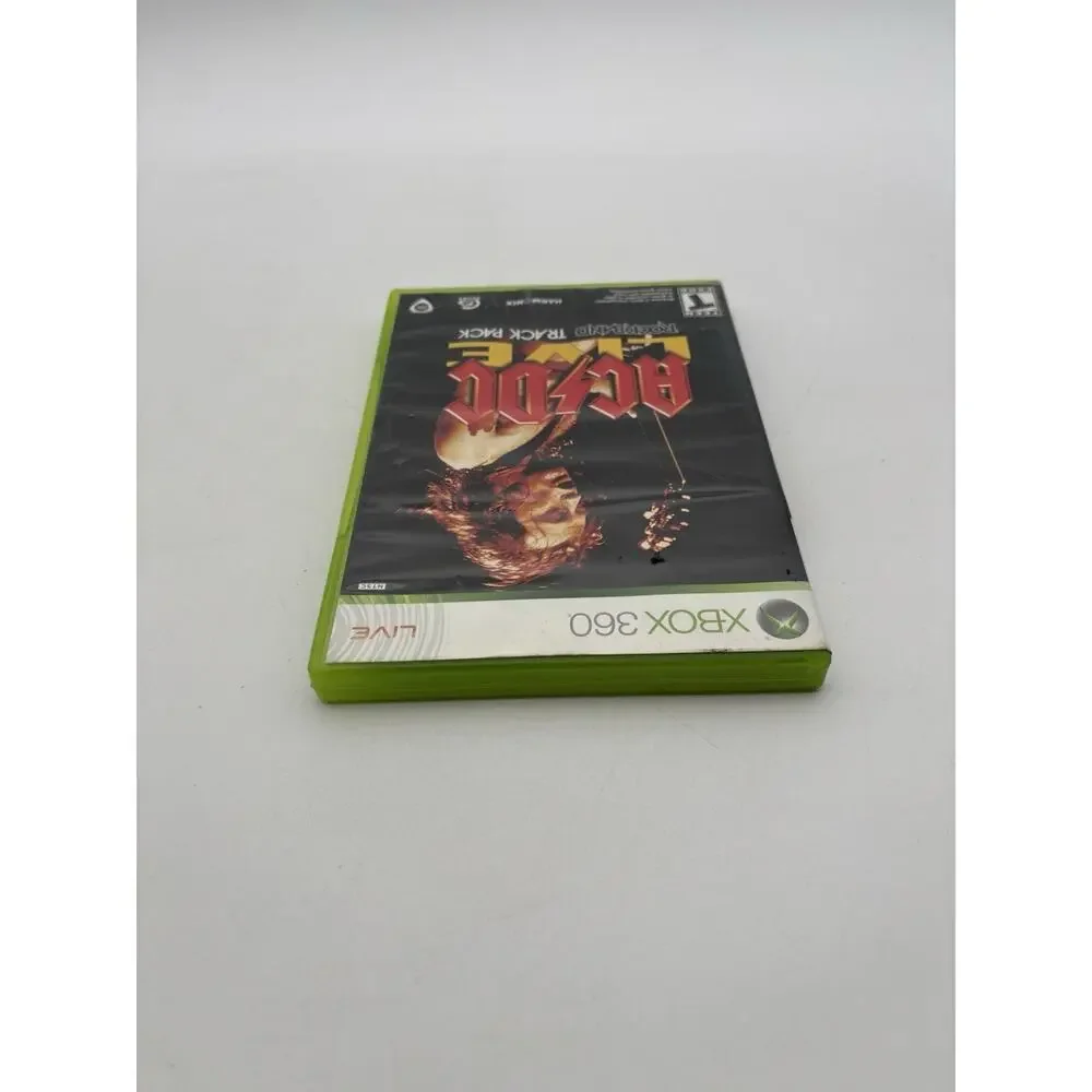 AC/DC Live: Rock Band Track Pack (Xbox 360, 2008) Complete Tested Working VG CIB